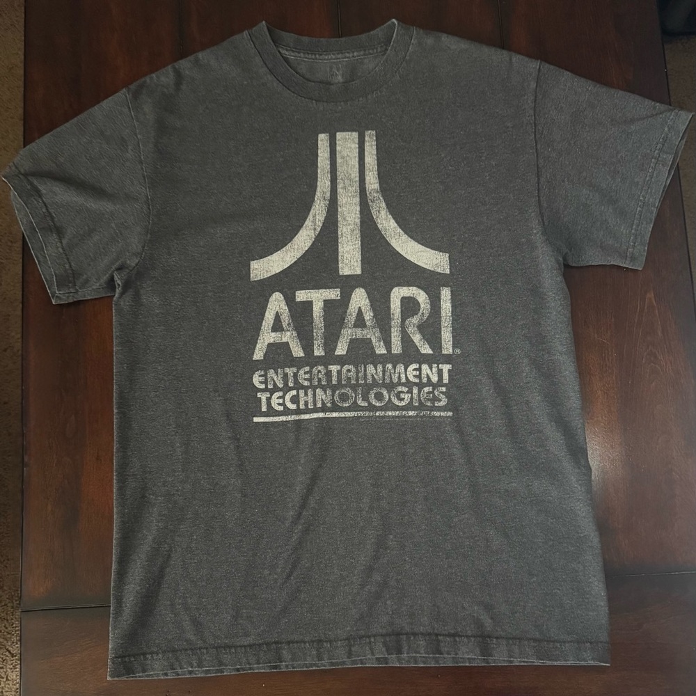Vintage Atari Gray T-Shirt Medium